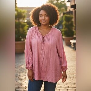 Como Blu Chic Pink Women's Tunic Top